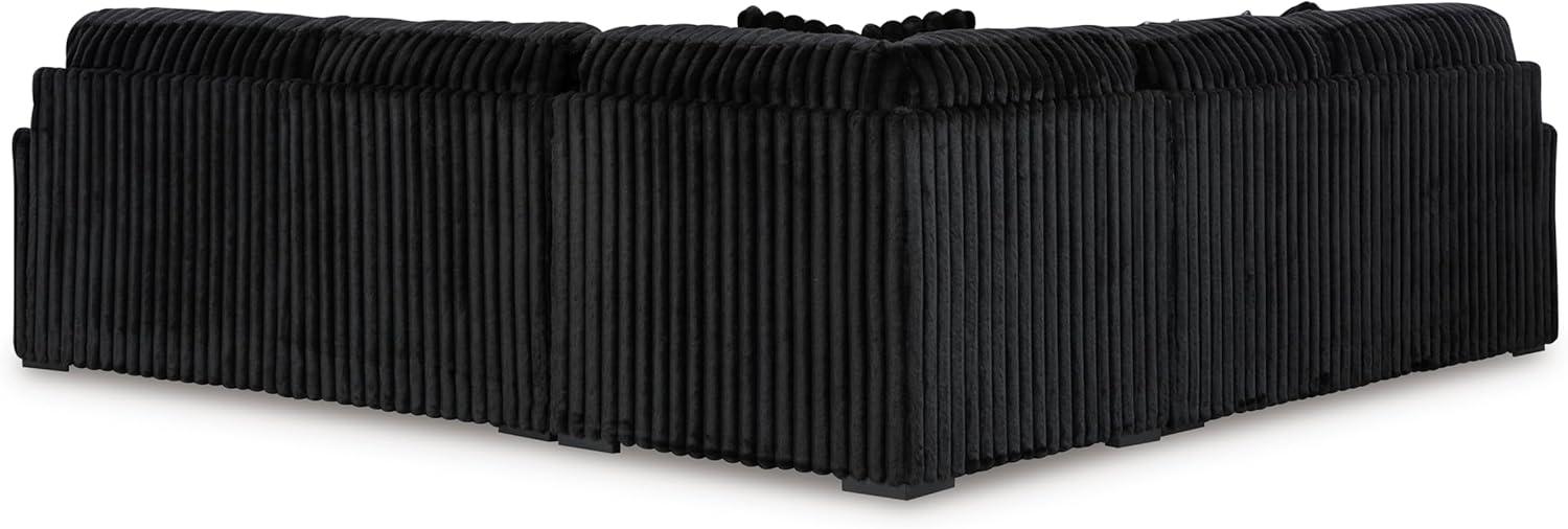 imageSignature Design by Ashley MidnightMadness Contemporary Symmetrical 2Piece Sectional with Reversible Seat Cushion Dark BrownOnyx
