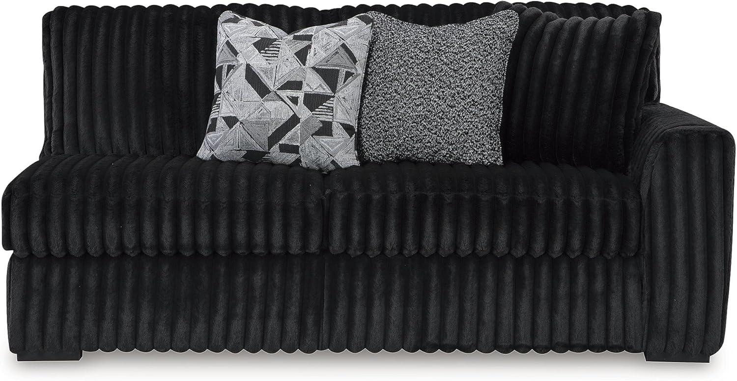 imageSignature Design by Ashley MidnightMadness Contemporary Symmetrical 2Piece Sectional with Reversible Seat Cushion Dark BrownOnyx