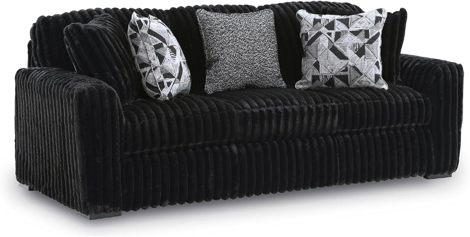 imageSignature Design by Ashley MidnightMadness Contemporary Symmetrical 2Piece Sectional with Reversible Seat Cushion Dark BrownOnyx