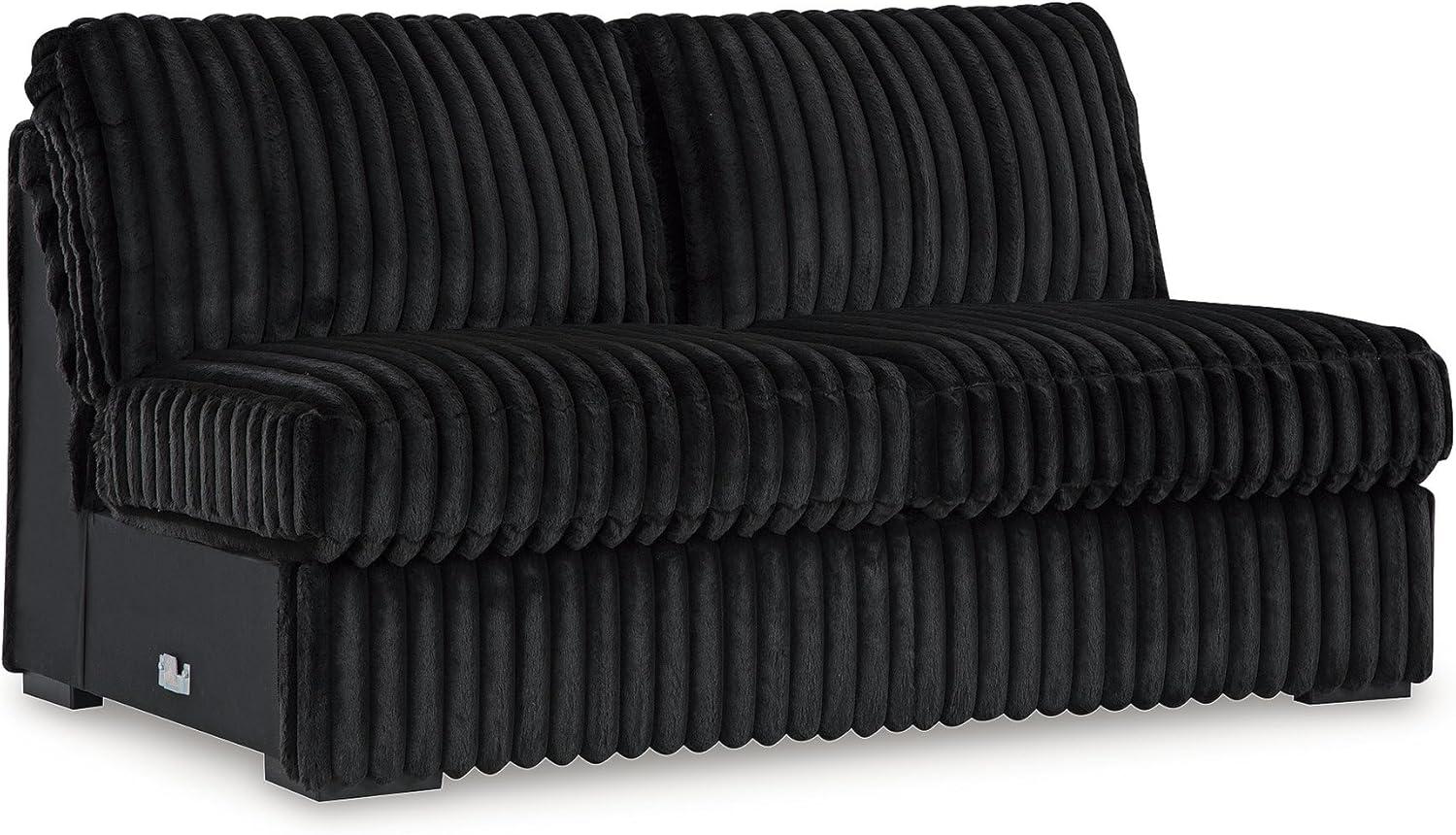 imageSignature Design by Ashley MidnightMadness Contemporary Symmetrical 2Piece Sectional with Reversible Seat Cushion Dark BrownOnyx