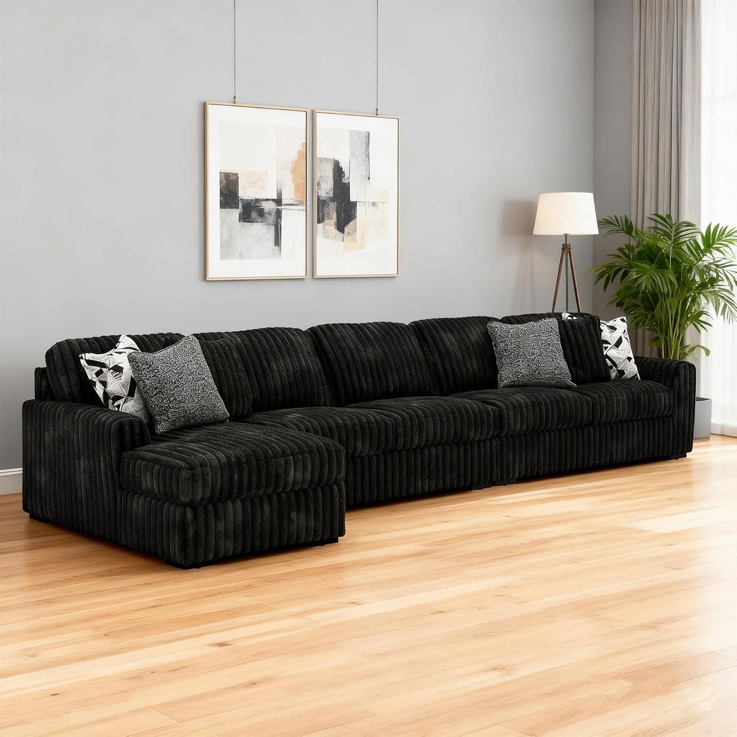 imageSignature Design by Ashley MidnightMadness Contemporary Symmetrical 2Piece Sectional with Reversible Seat Cushion Dark BrownOnyx