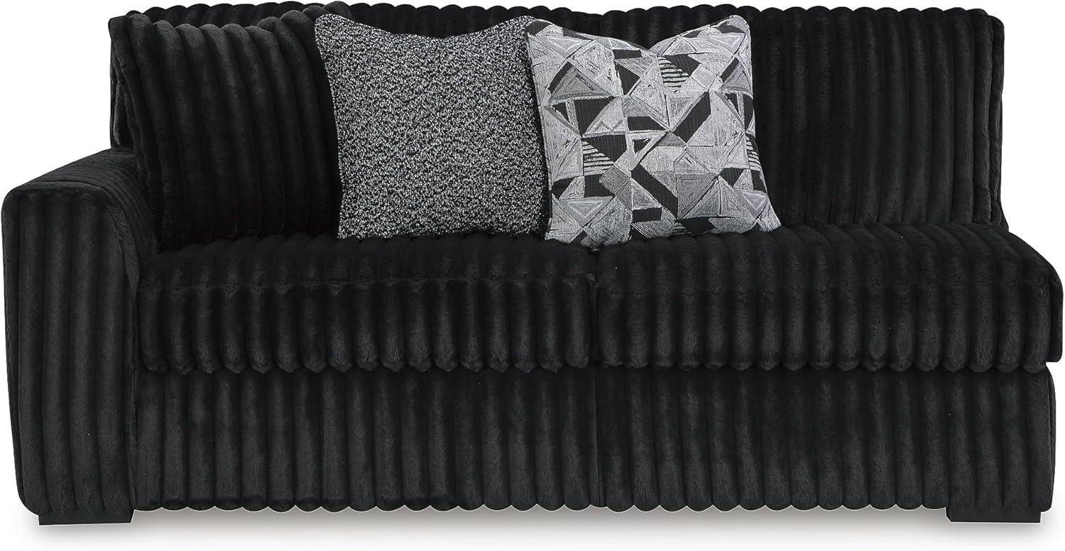 imageSignature Design by Ashley MidnightMadness Contemporary Symmetrical 2Piece Sectional with Reversible Seat Cushion Dark BrownOnyx