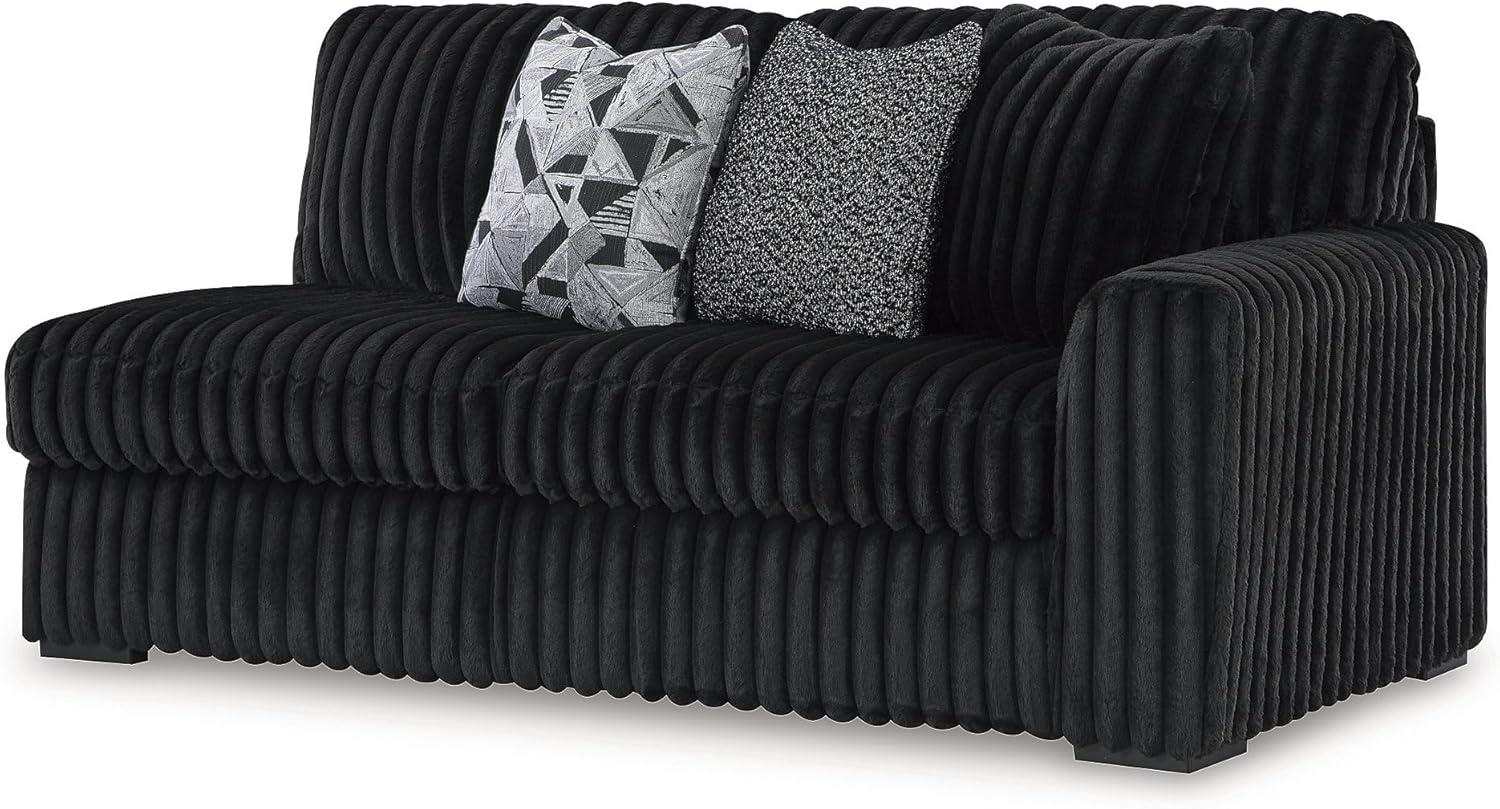 imageSignature Design by Ashley MidnightMadness Contemporary Symmetrical 2Piece Sectional with Reversible Seat Cushion Dark BrownOnyx