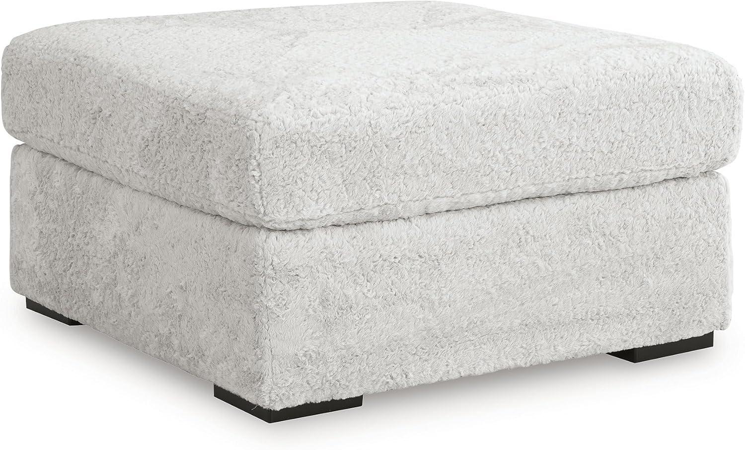 imageSignature Design by Ashley Snodoodle Straight Contemporary 3Piece Sectional with Removable Cushion and Reversible Cushion White10Piece Sectional