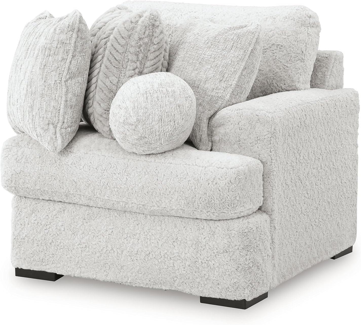 imageSignature Design by Ashley Snodoodle Straight Contemporary 3Piece Sectional with Removable Cushion and Reversible Cushion White10Piece Sectional