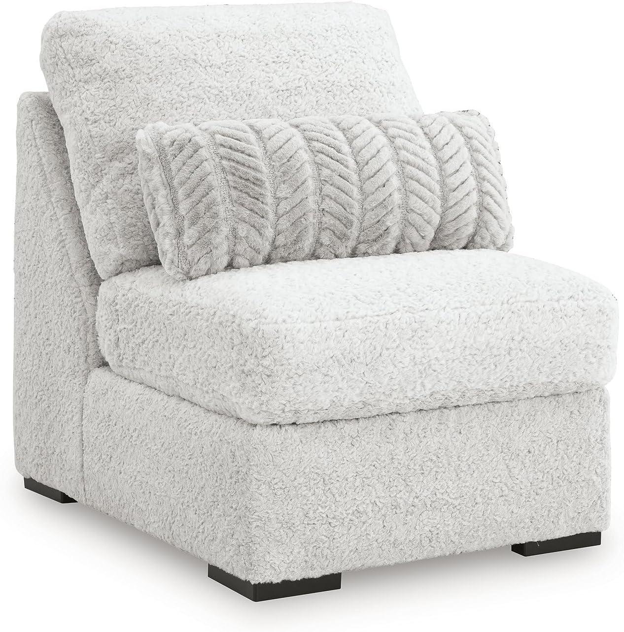 imageSignature Design by Ashley Snodoodle Straight Contemporary 3Piece Sectional with Removable Cushion and Reversible Cushion White8Piece Sectional