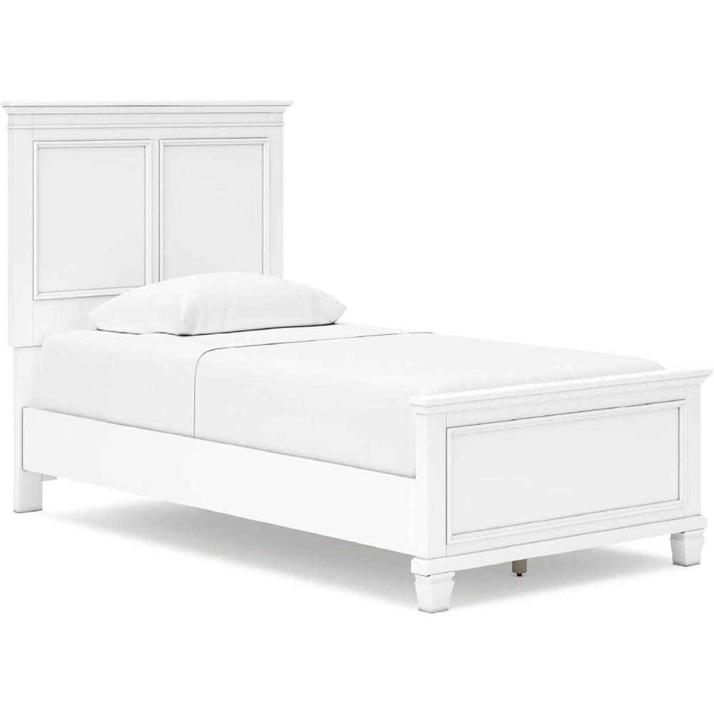 imageSignature Design by Ashley Lanolee Farmhouse Panel Storage Bed Foundation or Box Spring Not Needed Queen BlackWhite