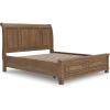 California King Storage Sleigh Bed