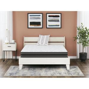 Signature Design by Ashley 12 Inch Pocketed Hybrid Medium Gel Memory Foam Mattress for Pressure Relief, Lumbar Support and Temperature Regulating, Full(Twin Mattress)