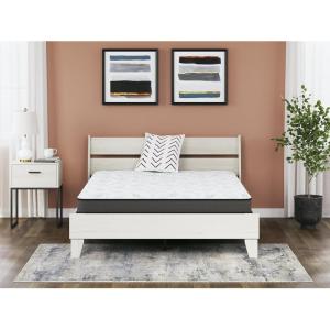 Signature Design by Ashley 8 Inch Bonnell Hybrid Firm Mattress for Edge Support, Full(Full Mattress)