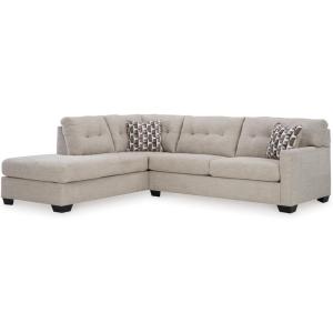 Signature Design by Ashley Casual Avaliyah U-Shape Left-Arm Facing 7-Piece Sectional with Chaise and Reversible Cushion, Gray(Light Gray)