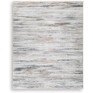 Signature Design by Ashley NACE Modern Indoor Striped Rectangular 5 x 7 Area Rug, Gray & Brown(7’7″ x 9’6″ (Rectangular))