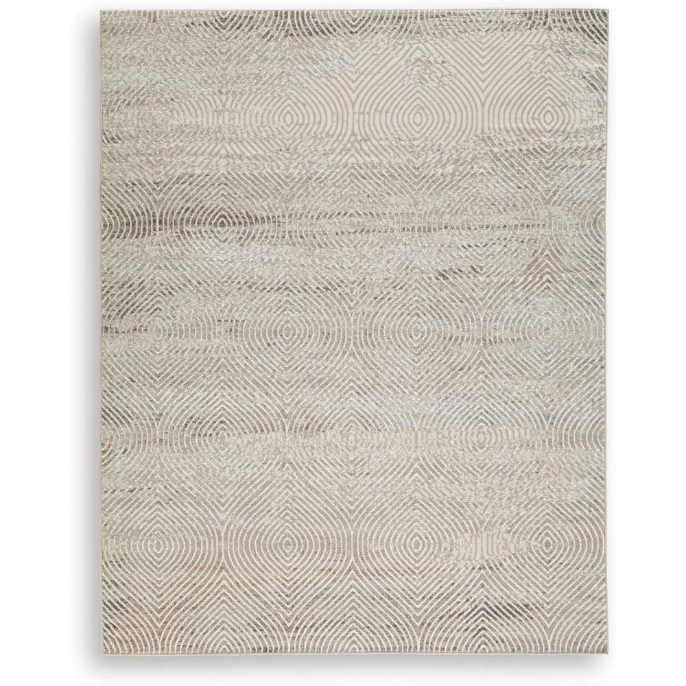 imageSignature Design by Ashley Bachus Casual Indoor Trellis Rectangular 5 x 7 Area Rug Brown amp Beige710 x 10 Rectangular
