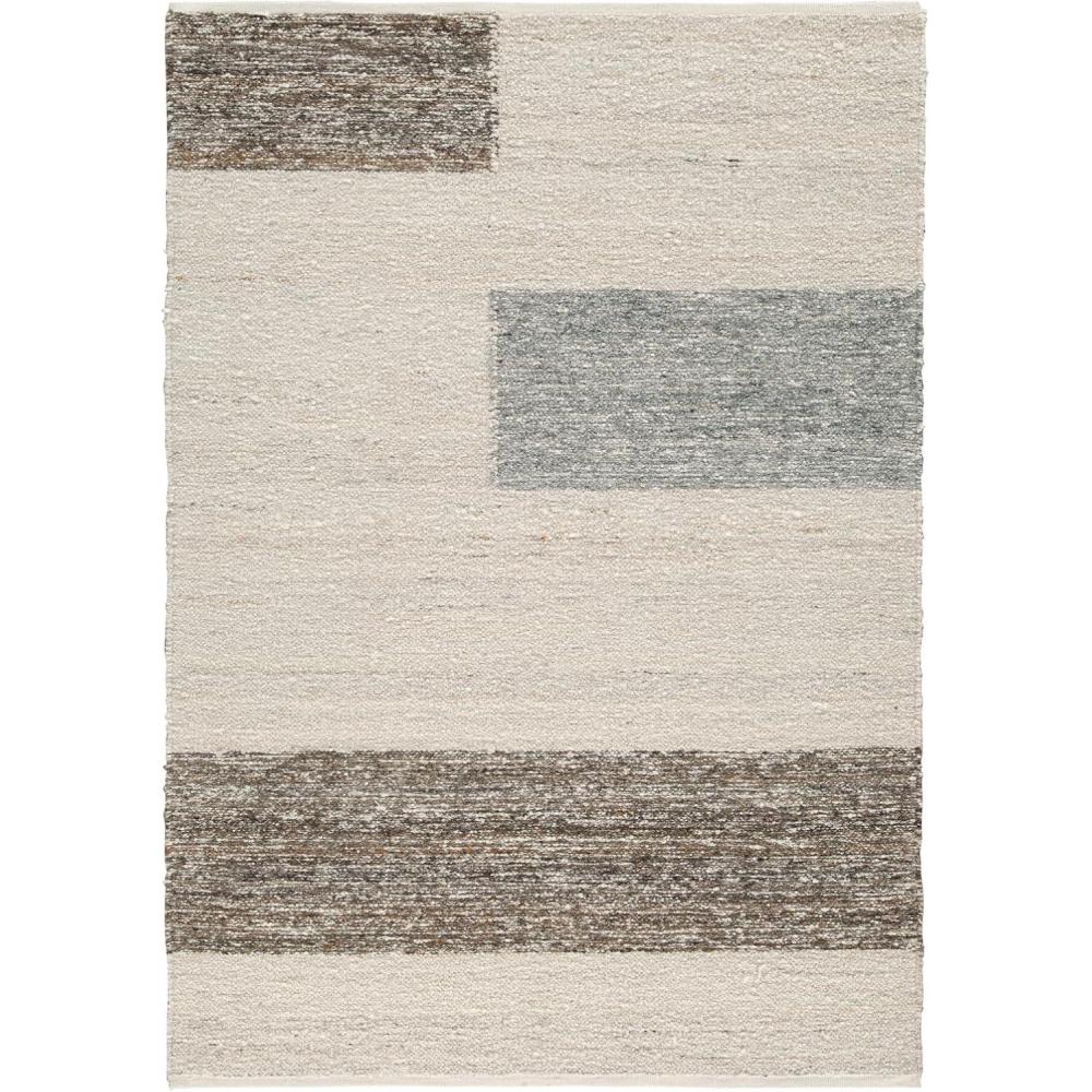 imageSignature Design by Ashley Barus Classic Indoor Geometric Handmade 8 x 10 Rug Beige amp Dark Brown78 x 911 Rectangular