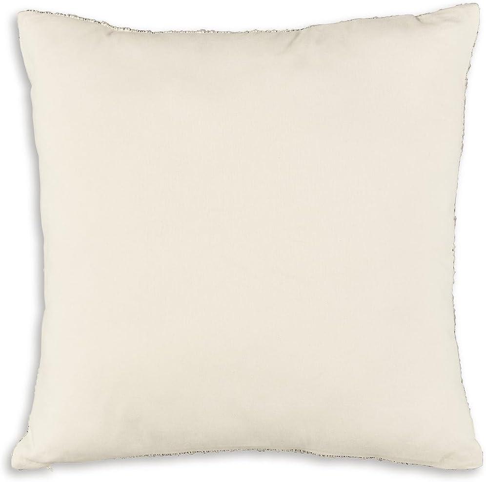 imageSignature Design by Ashley Carddon Farmhouse Square Cotton Accent Pillow 20 x 20 Inches Machine Washable Black amp White