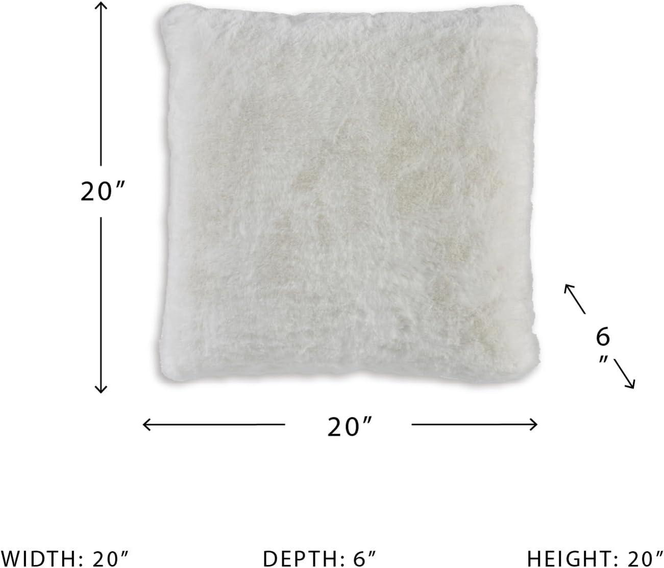 imageSignature Design by Ashley Gariland Pillow Set of 4 Square White 4 Count
