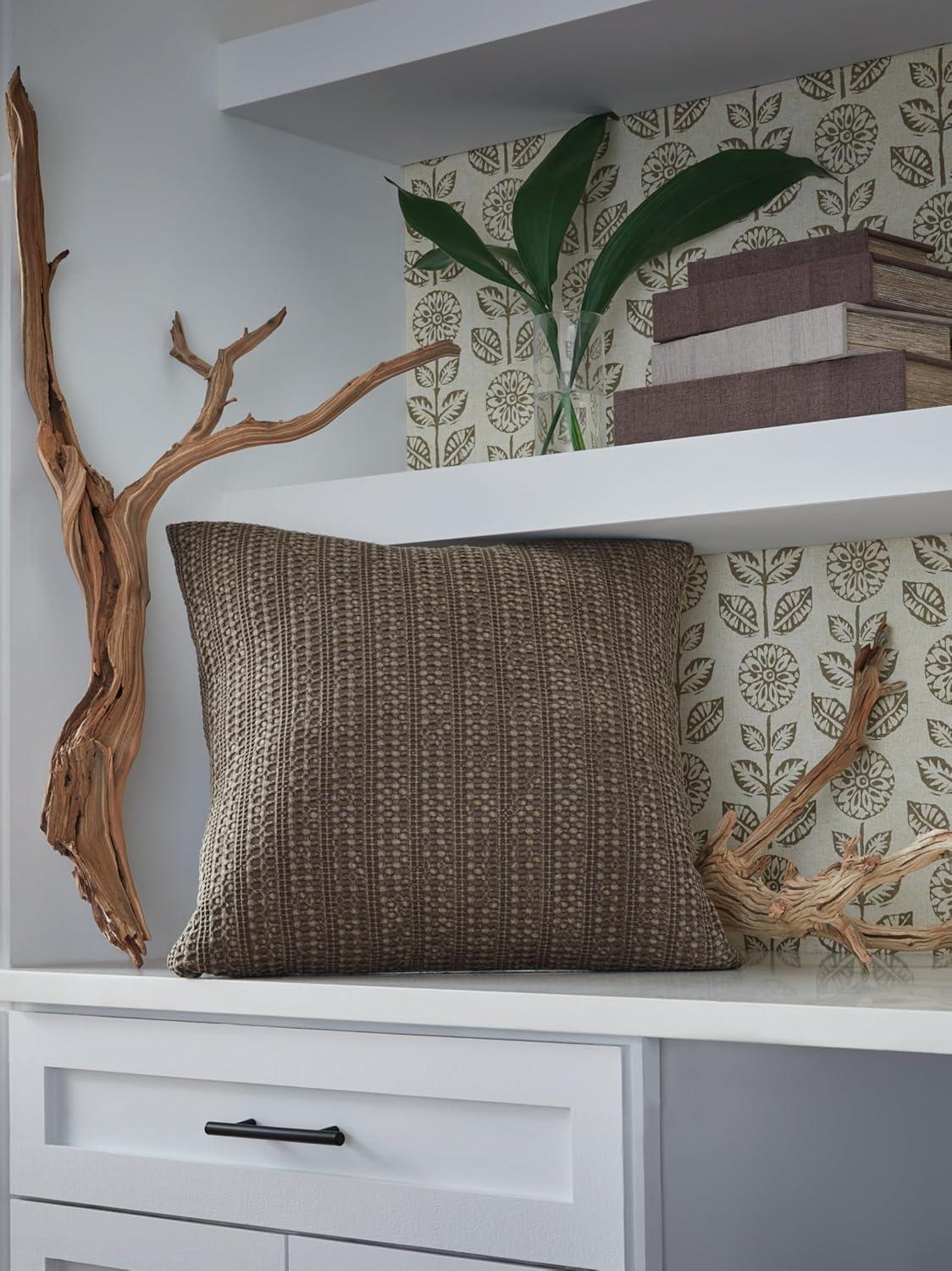 imageSignature Design by Ashley Landcher Pillow Square Dark Brown