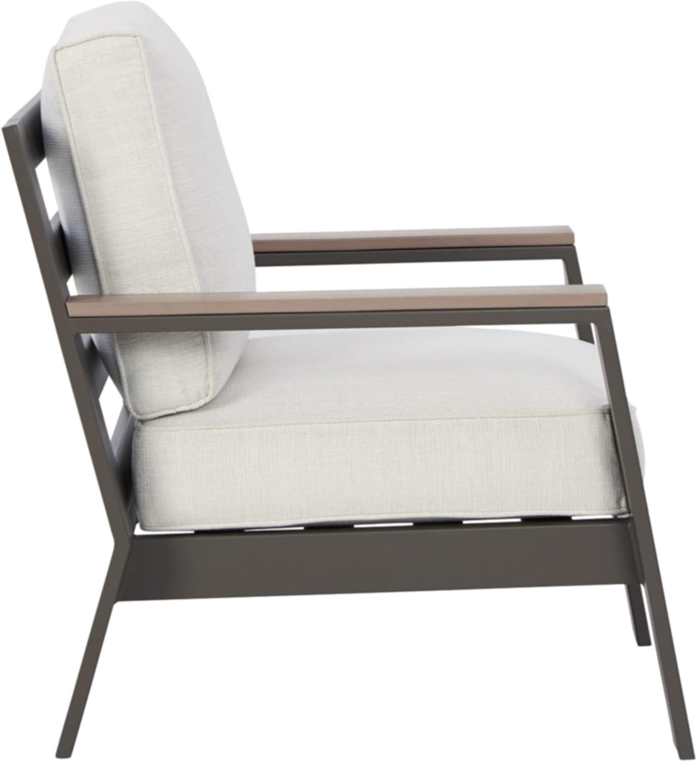 imageSignature Design by Ashley Outdoor Tropicava HDPE Patio Lounge Chair Taupe