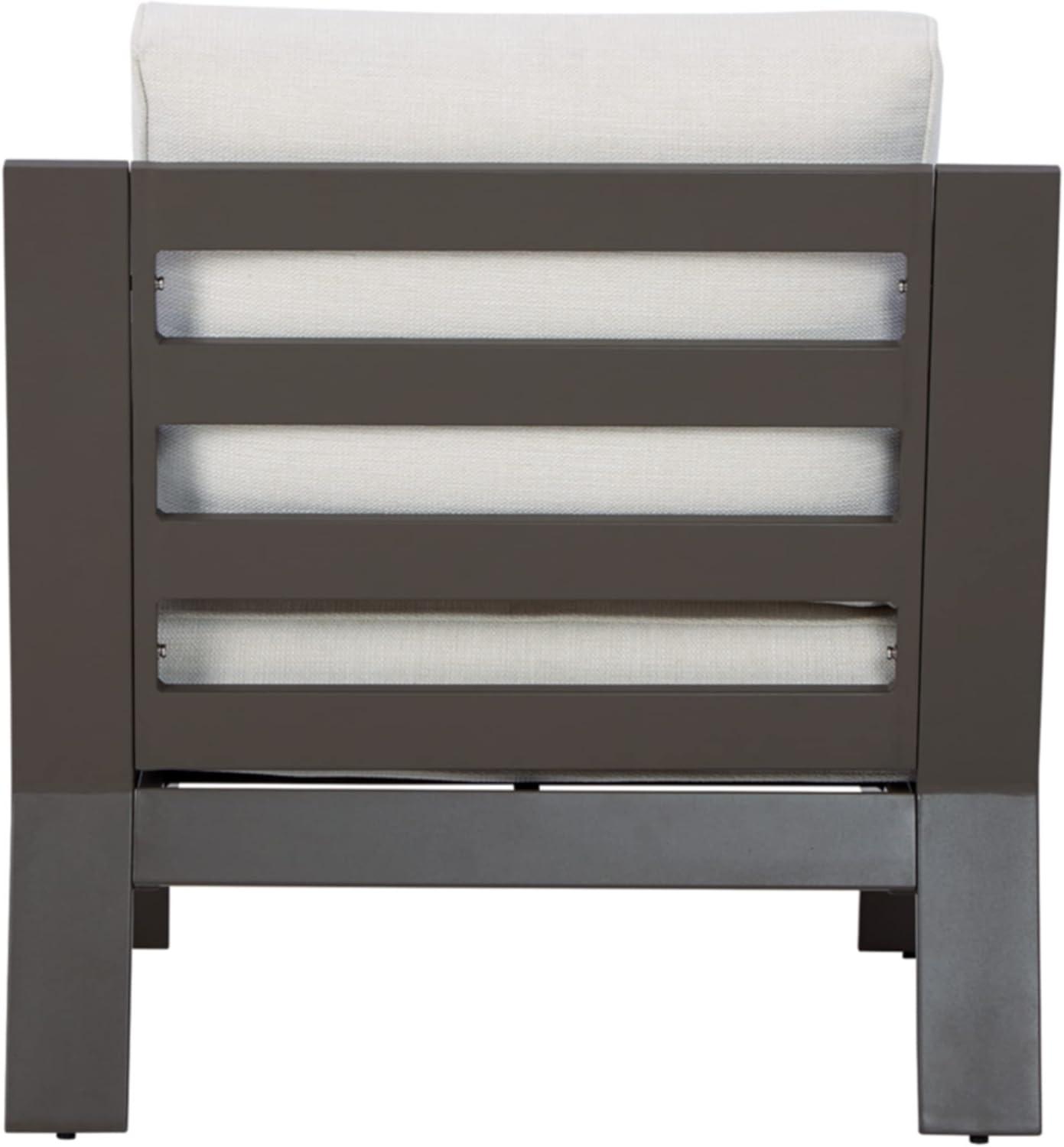imageSignature Design by Ashley Outdoor Tropicava HDPE Patio Lounge Chair Taupe