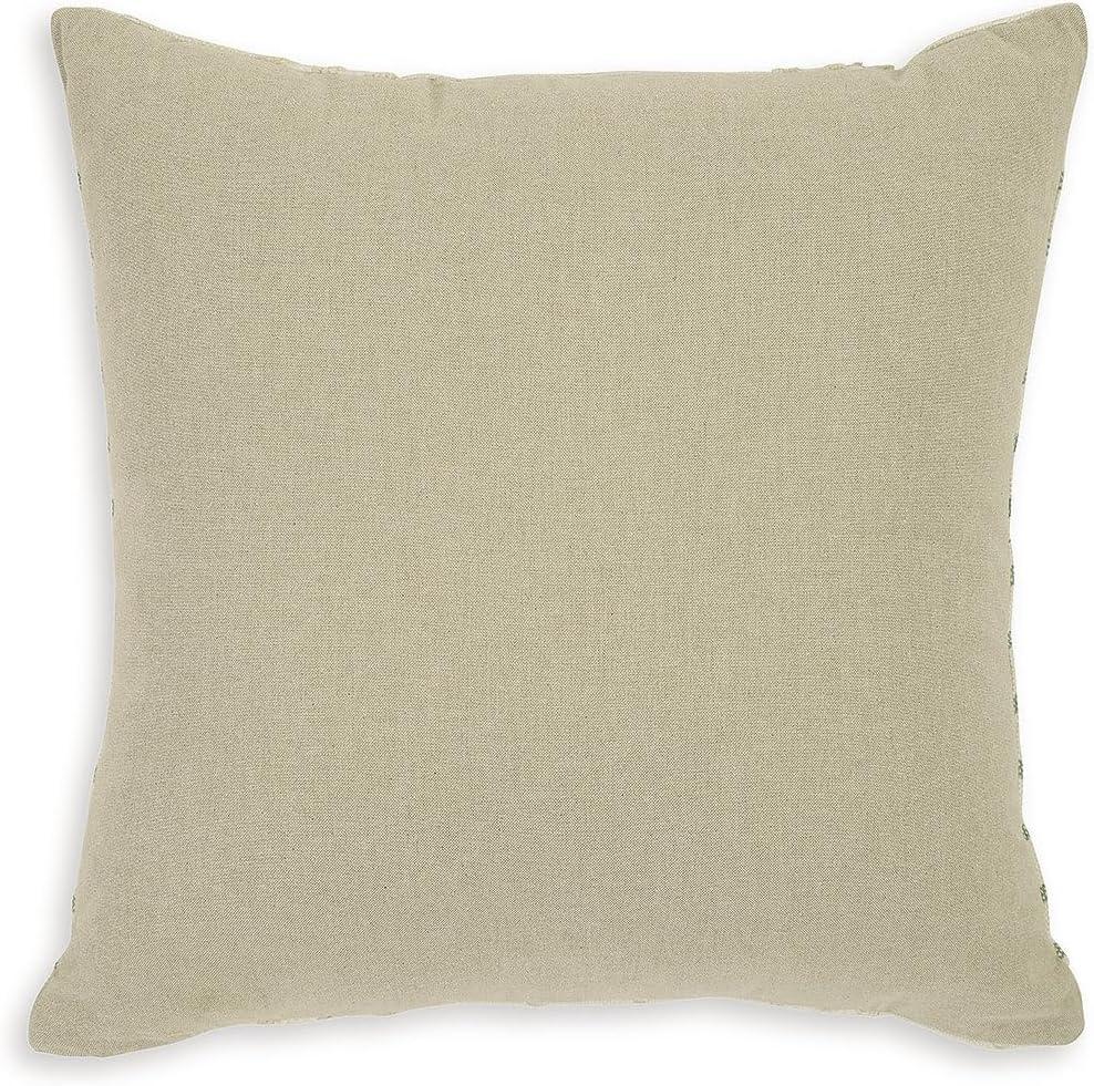 imageSignature Design by Ashley Rowton Casual Indoor Striped 20 x 20 Inches Pillow with Zipper Closure Green amp White