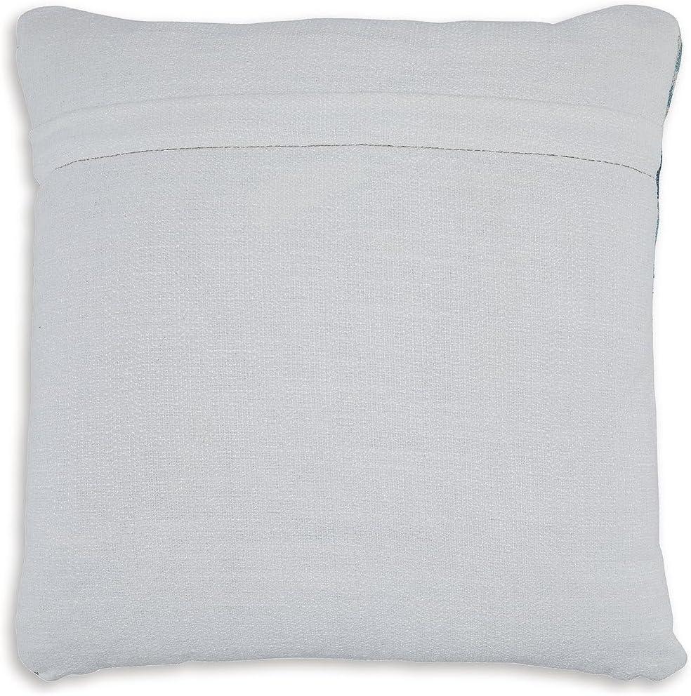 imageSignature Design by Ashley Seanow NextGen Nuvella Contemporary IndoorOutdoor UV Resistant Geometric 18 x 18 Inches Pillow with Removable Cover and Zipper Closure Green amp Blue