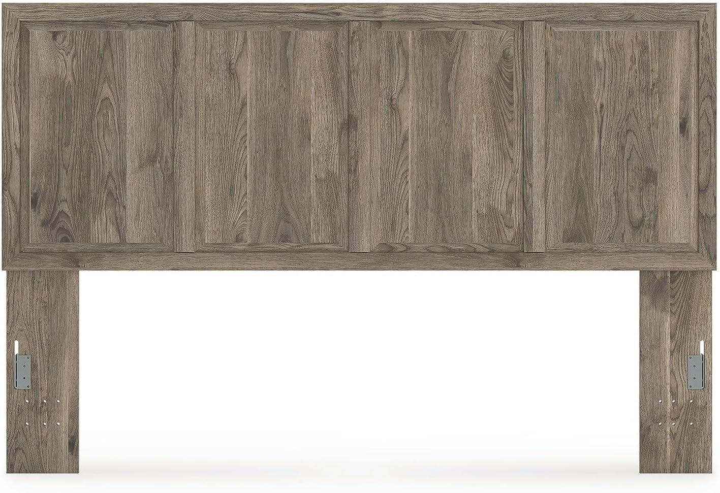 imageSignature Design by Ashley Stanziford Transitional Panel Headboard King Light Brown