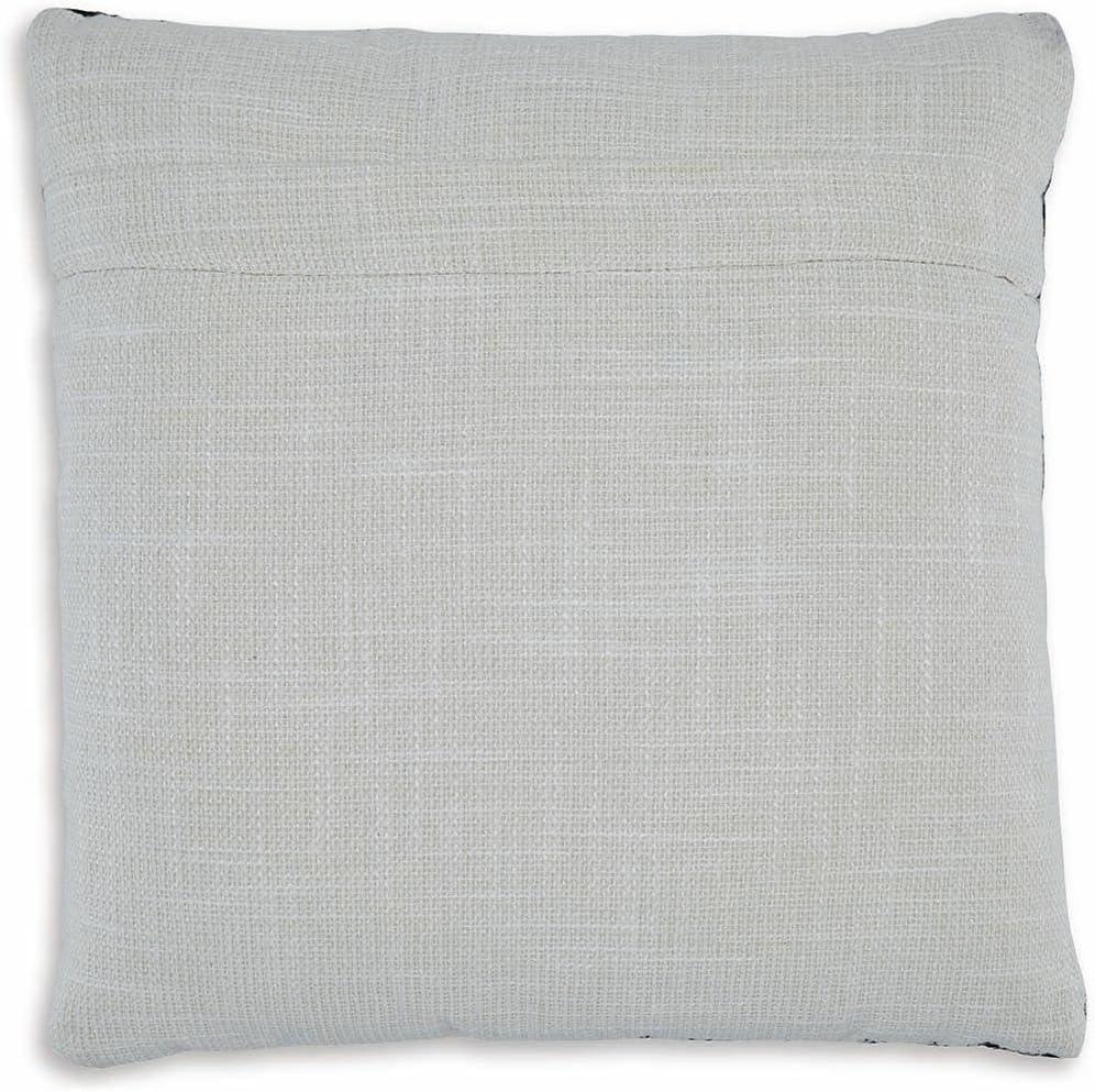 imageSignature Design by Ashley Tenslock NextGen Nuvella Casual IndoorOutdoor UV Resistant Chevron 18 x 18 Inches Pillow with Removable Cover and Zipper Closure Black amp White