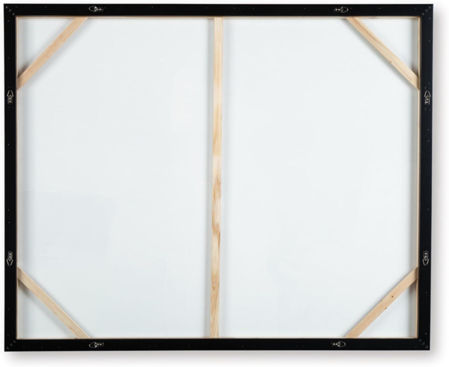 imageSignature Design by Ashley Vinick Abstract Hand Painted Abstract Wall Art 50 x 40 Inches Green amp White