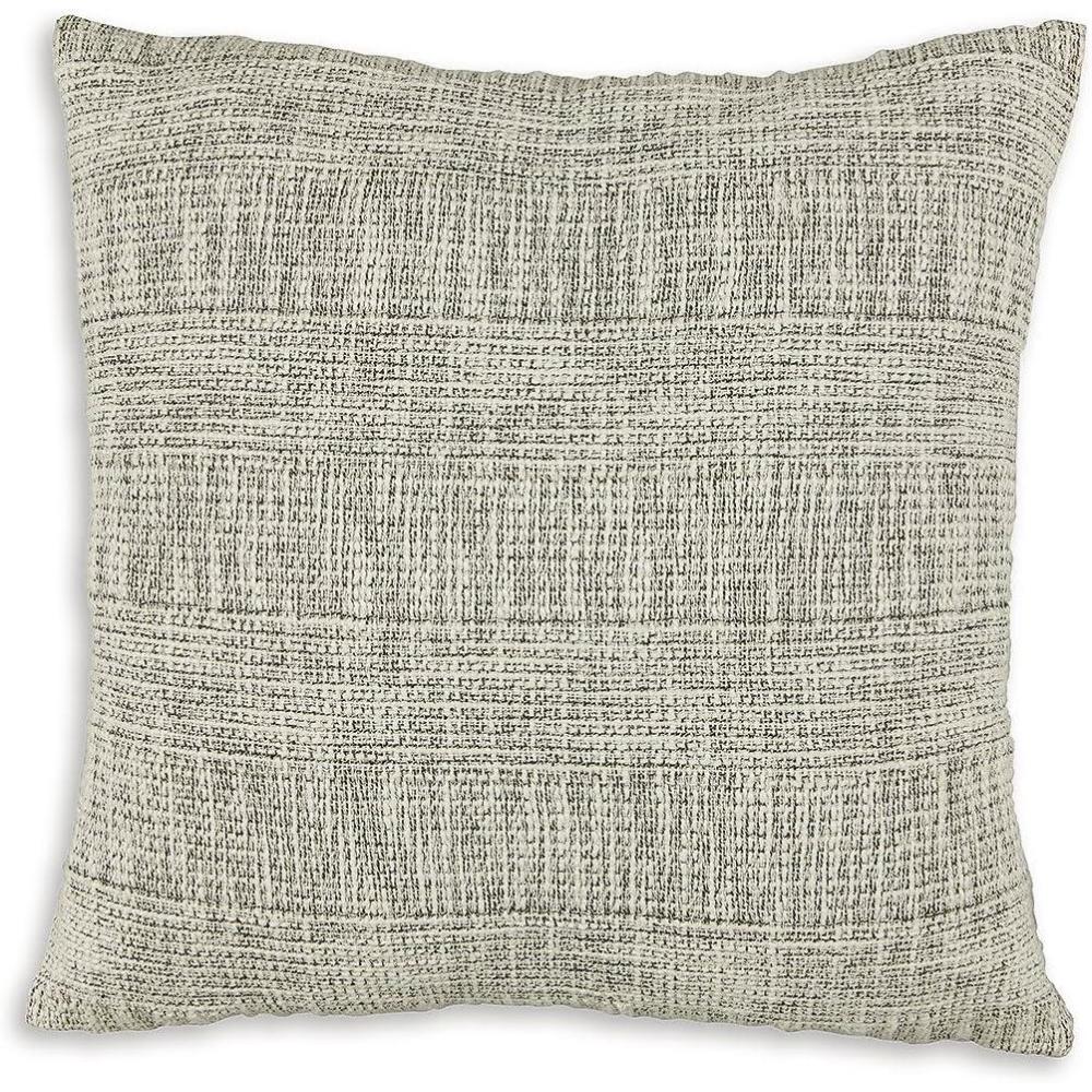 imageSignature Design by Ashley Carddon Farmhouse Square Cotton Accent Pillow 20 x 20 Inches Machine Washable Black amp White