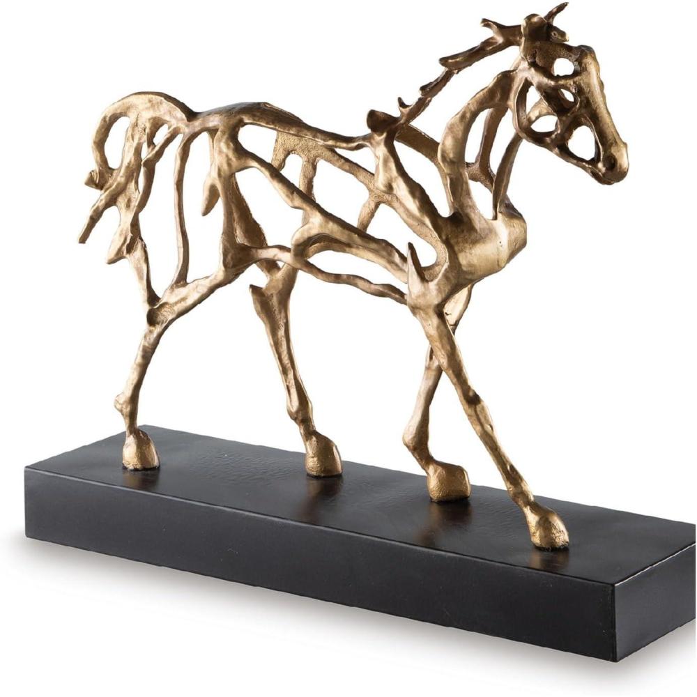 imageSignature Design by Ashley Grainville Art Deco Horse Sculpture with Antiqued Finish Metallic amp Black