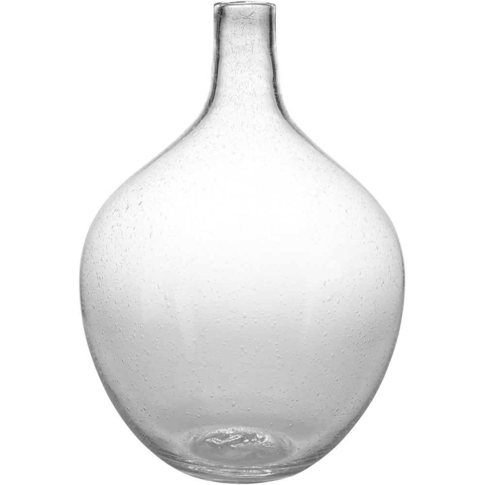 imageSignature Design by Ashley Kurthorne Casual IndoorOutdoor 11 Seeded Glass Tabletop Vase Glass15