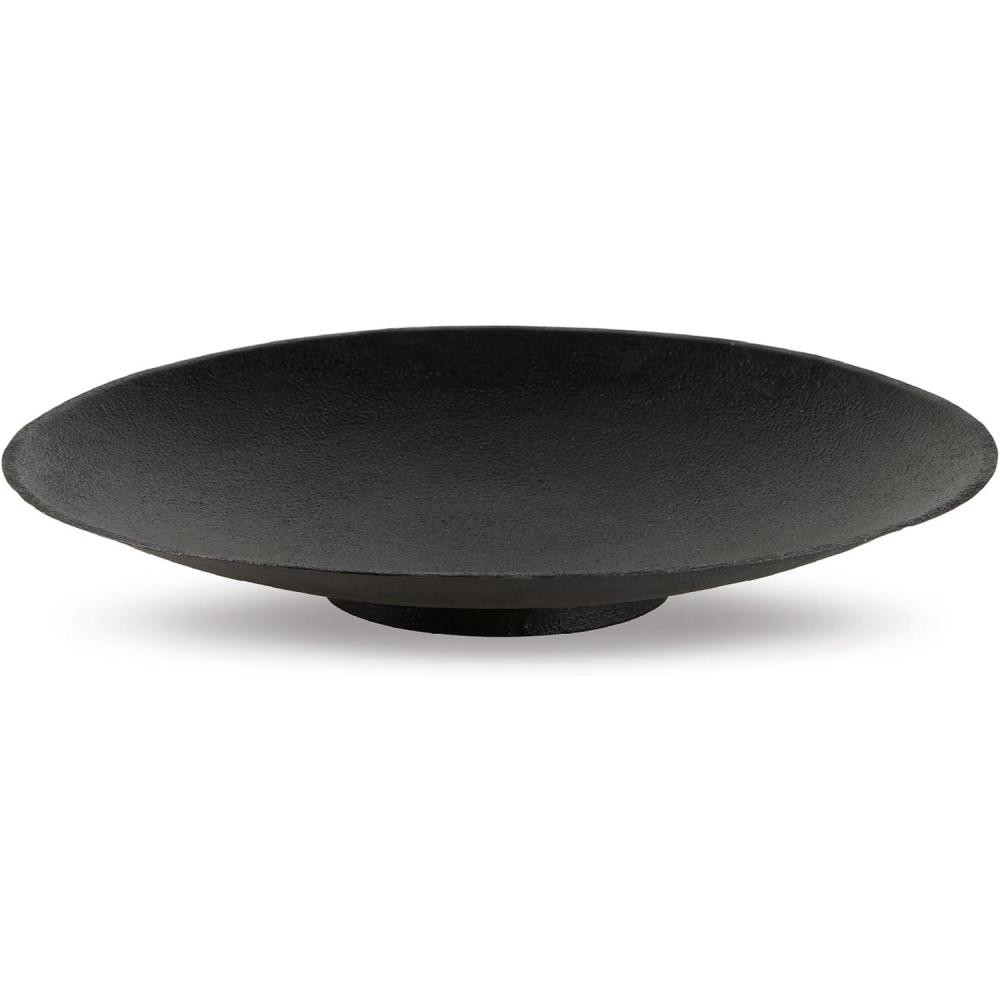 imageSignature Design by Ashley Moises Antique Metal Centerpiece Accent Bowl Dark BrownBrown