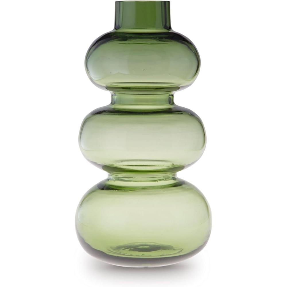 imageSignature Design by Ashley Renethorne Minimalist Watertight Glass 12 Vase Light GreenLight Green