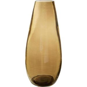 Signature Design by Ashley Rhettman Farmhouse Indoor/Outdoor 18″ Glass Tabletop Vase, Light Brown(16″)