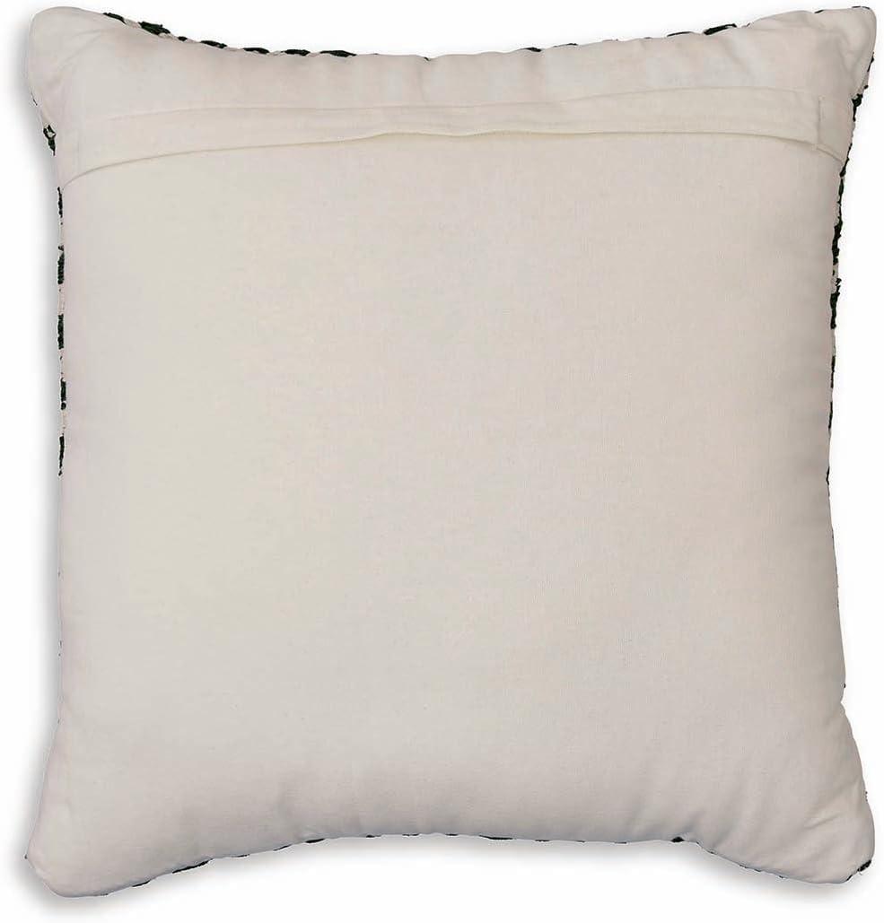 imageSignature Design by Ashley Digover Casual Indoor Geometric 19 x 19 Inches Pillow with Zipper Closure Green amp Beige