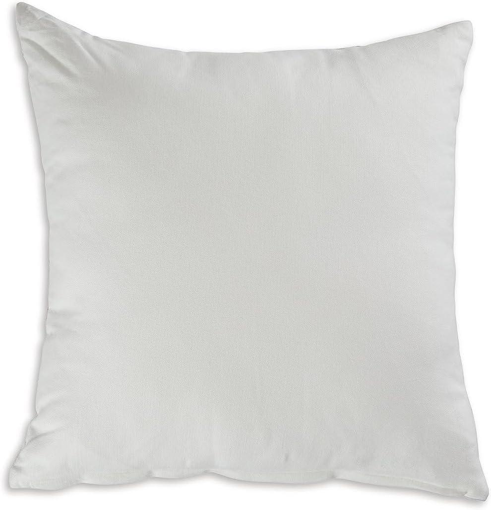 imageSignature Design by Ashley Herston Modern Machine Washable Astract Watercolor Design Accent Pillow with Zipper Closure White amp Green