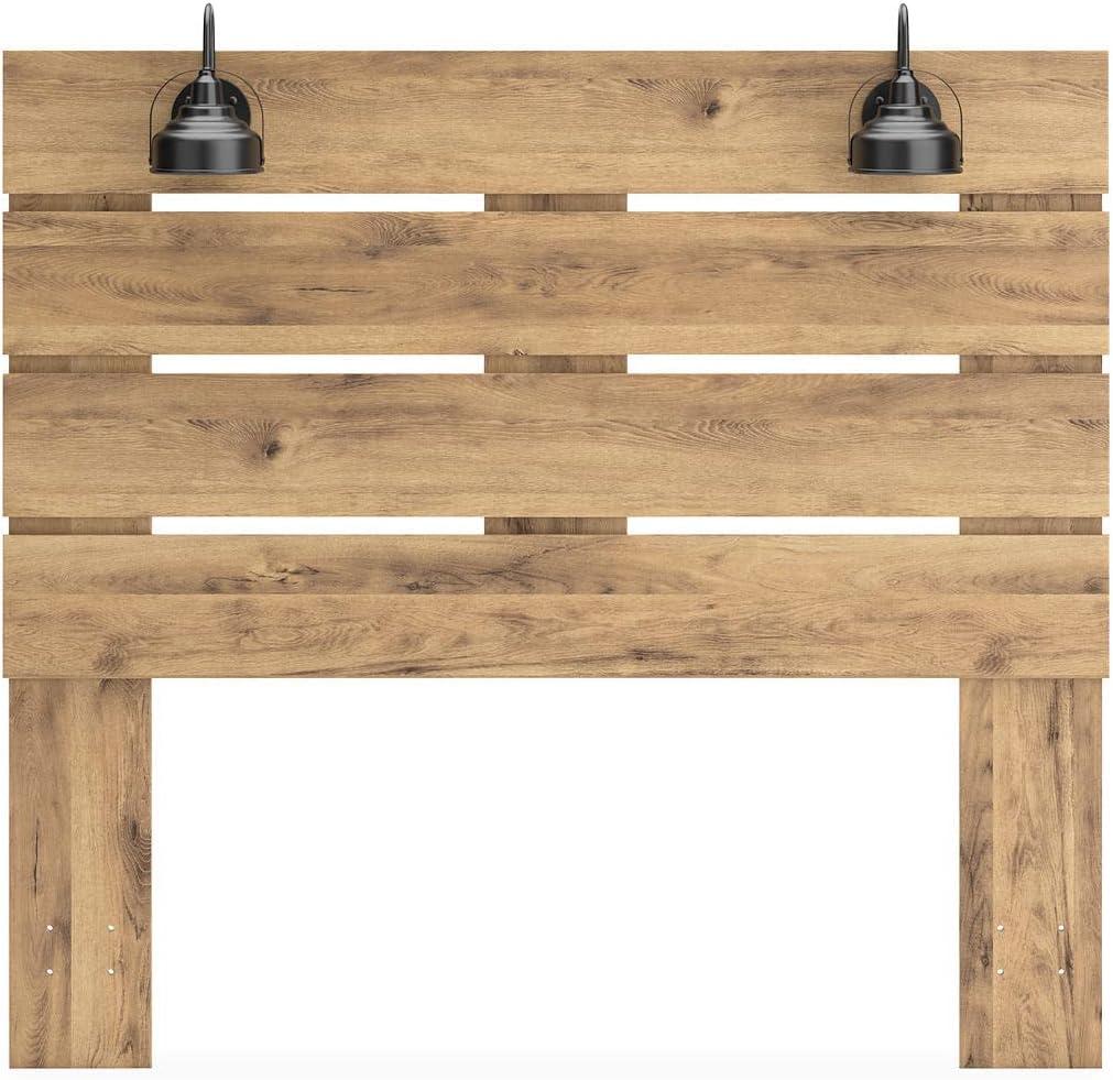 imageSignature Design by Ashley Larstin Rustic Panel Headboard ONLY Twin BrownQueen