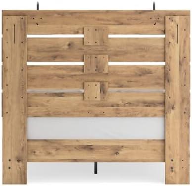 imageSignature Design by Ashley Larstin Rustic Panel Headboard ONLY Twin BrownQueen