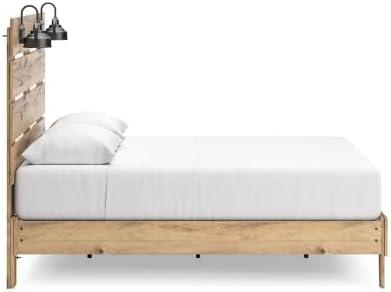 imageSignature Design by Ashley Larstin Rustic Panel Headboard ONLY Twin BrownQueen