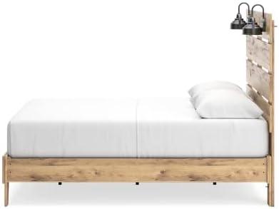 imageSignature Design by Ashley Larstin Rustic Panel Headboard ONLY Twin BrownQueen