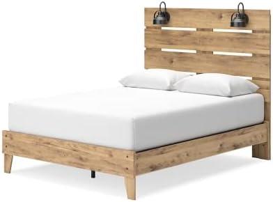 imageSignature Design by Ashley Larstin Rustic Panel Headboard ONLY Twin BrownQueen