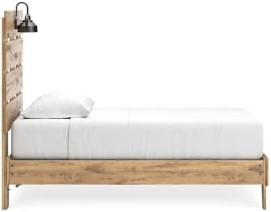 imageSignature Design by Ashley Larstin Rustic Panel Headboard ONLY Twin BrownTwin