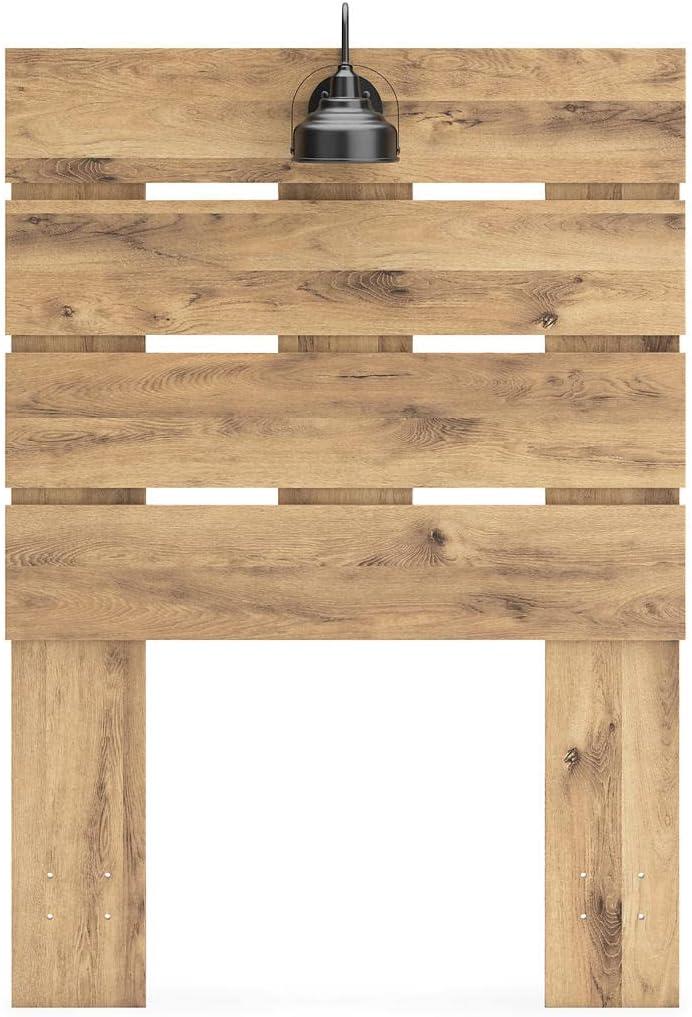 imageSignature Design by Ashley Larstin Rustic Panel Headboard ONLY Twin BrownTwin