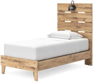 imageSignature Design by Ashley Larstin Rustic Panel Headboard ONLY Twin BrownTwin