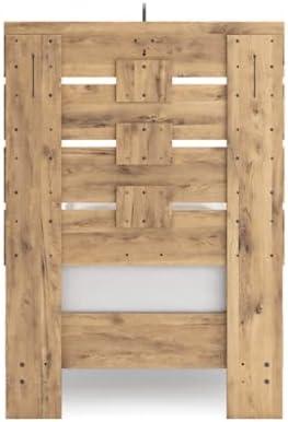 imageSignature Design by Ashley Larstin Rustic Panel Headboard ONLY Twin BrownTwin