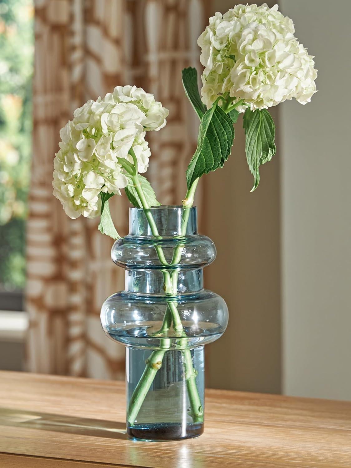 imageSignature Design by Ashley Vallmen Minimalist Watertight Glass 10 Vase Light Blue