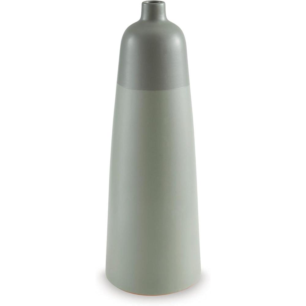 imageSignature Design by Ashley Peerland Contemporary Indoor 15 Glazed Ceramic Tabletop Vase Light Green18