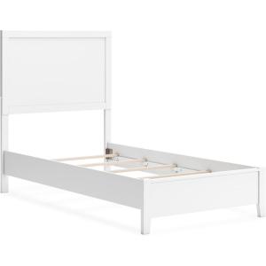 Signature Design by Ashley Binterglen Casual 6-Drawer Dresser and Mirror with Safety Stop, White(White)