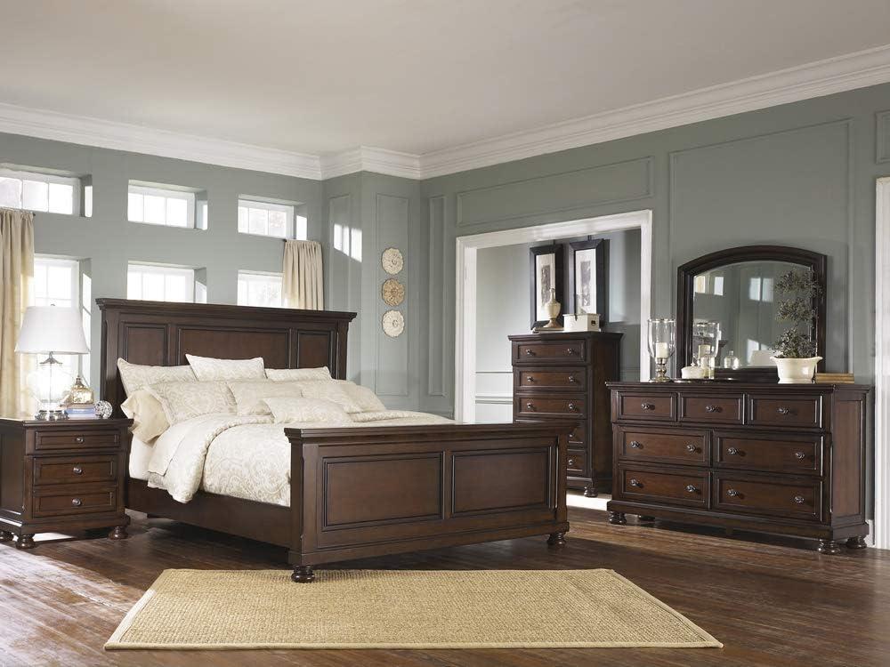 imageSignature Design by Ashley Porter Rustic Brown Queen Bed Headboard
