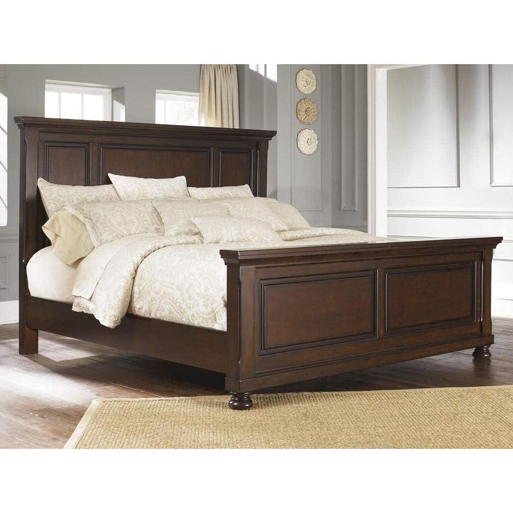 imageSignature Design by Ashley Porter  Rustic Brown  Queen Bed Headboard
